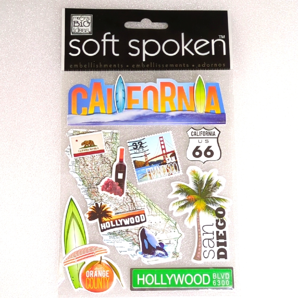 ❤️3/$10❤️Me & My Big Ideas California Sticker Set